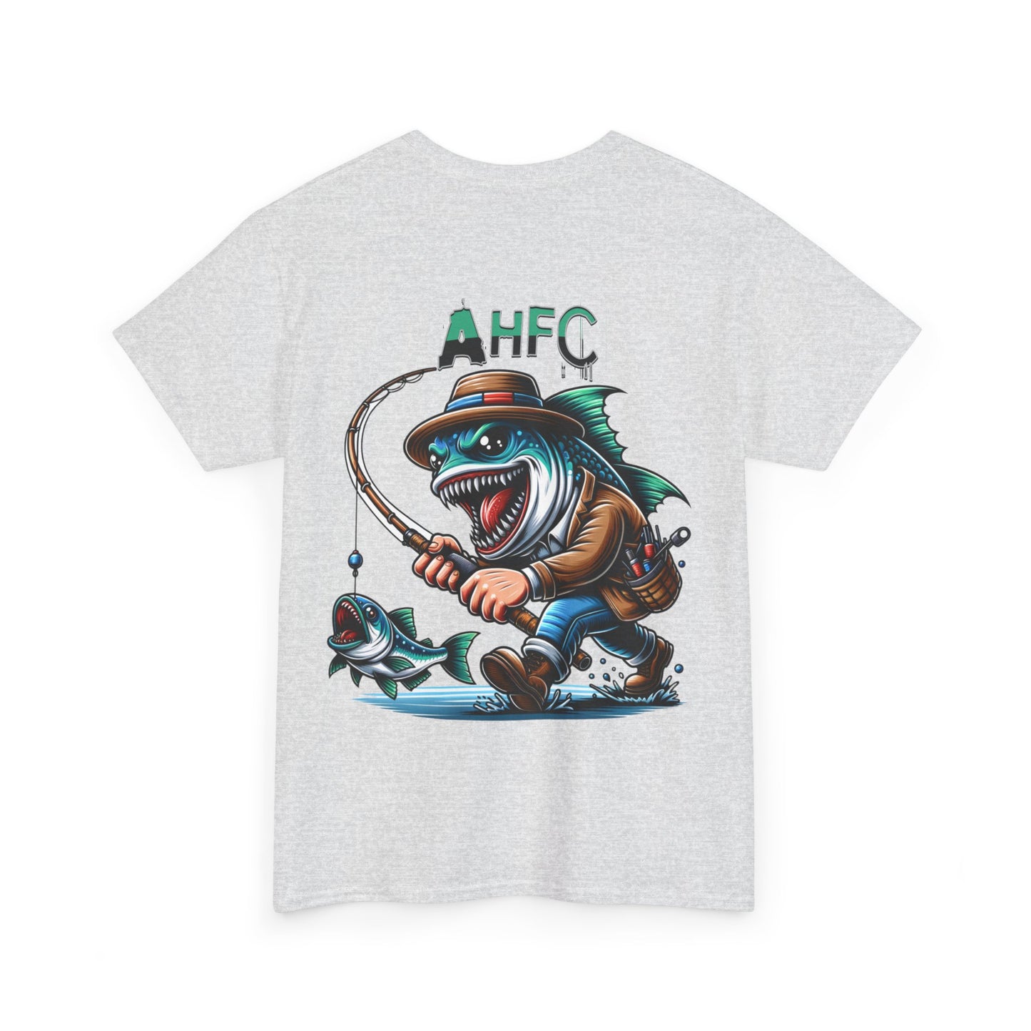 Fish attack AHFC Unisex Heavy Cotton Tee