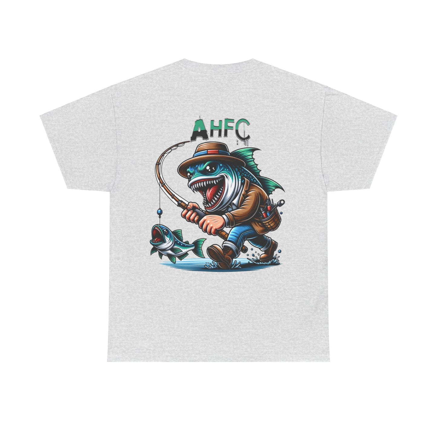 Fish attack AHFC Unisex Heavy Cotton Tee