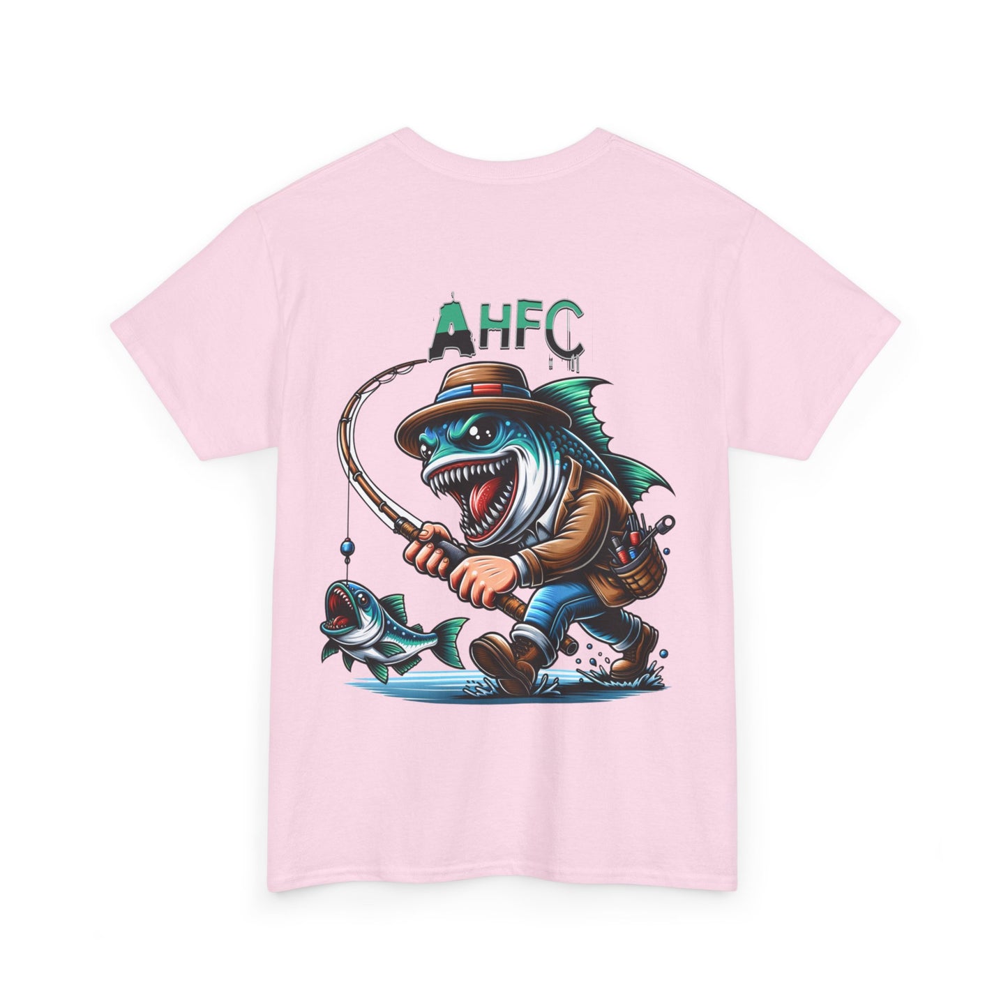 Fish attack AHFC Unisex Heavy Cotton Tee