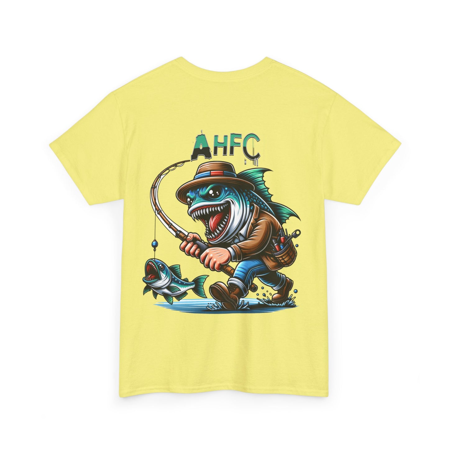 Fish attack AHFC Unisex Heavy Cotton Tee