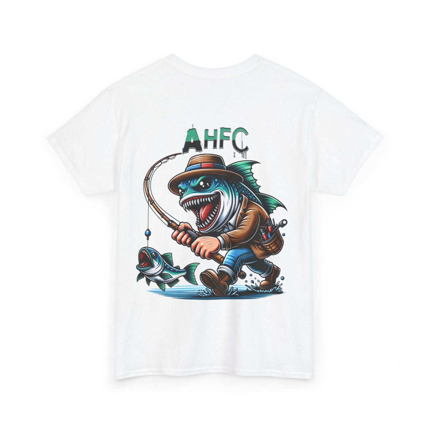 Fish attack AHFC Unisex Heavy Cotton Tee