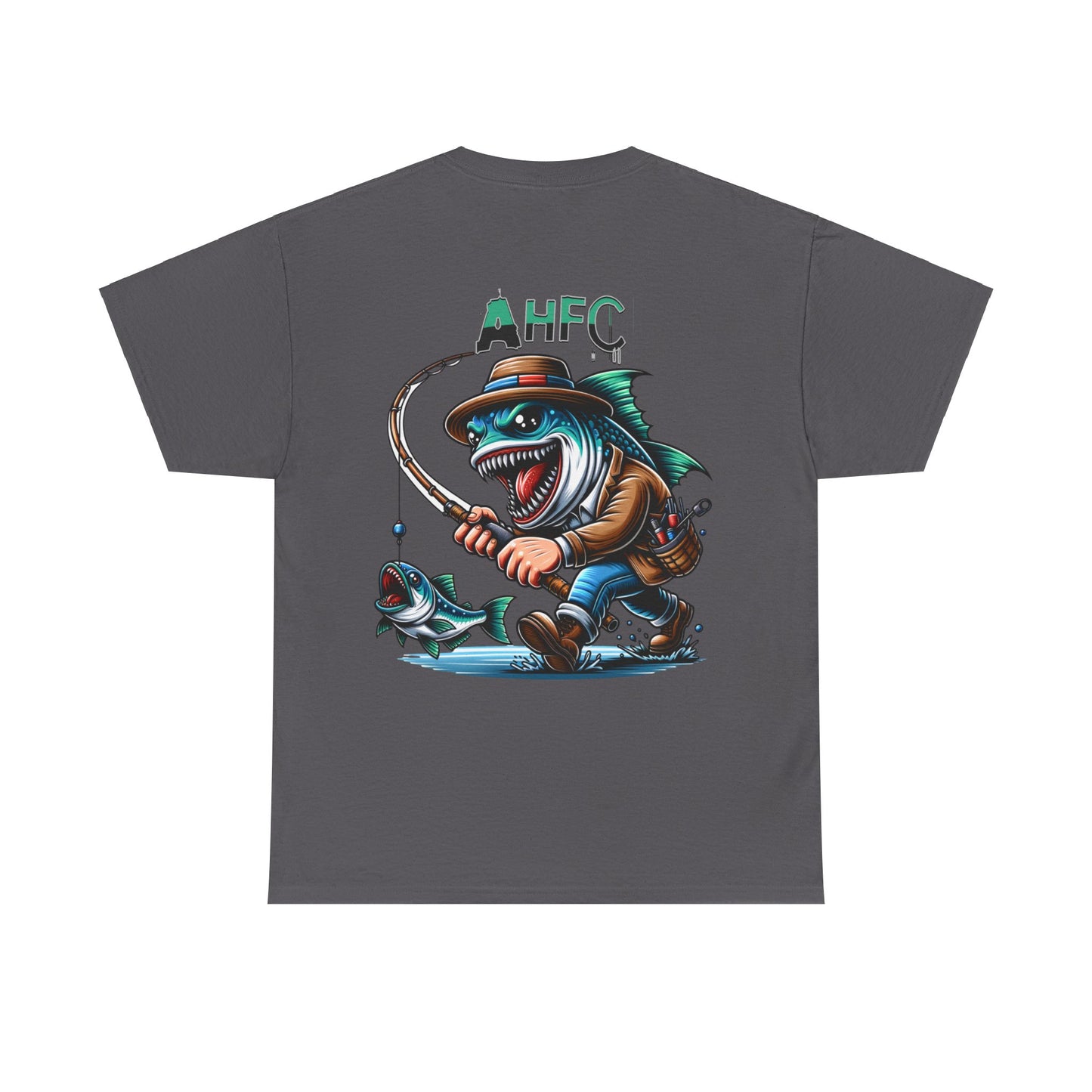 Fish attack AHFC Unisex Heavy Cotton Tee