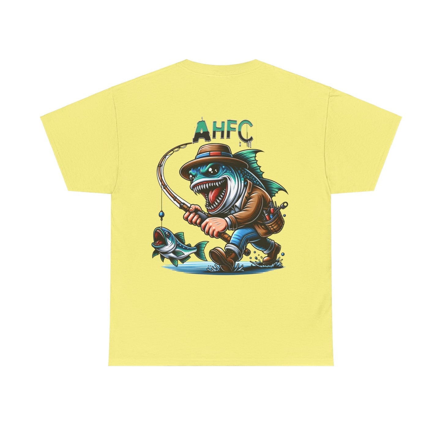 Fish attack AHFC Unisex Heavy Cotton Tee