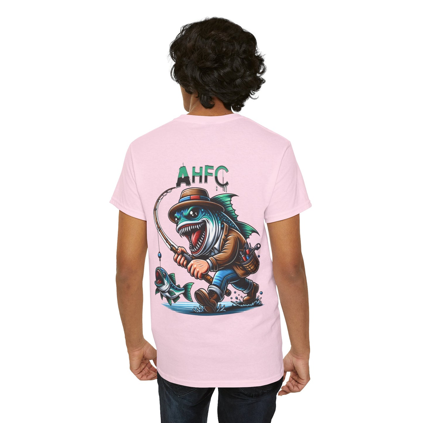 Fish attack AHFC Unisex Heavy Cotton Tee