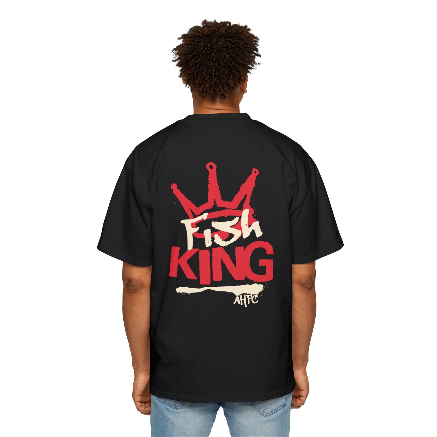 Fishing King Oversized Tee, Casual Shirt,