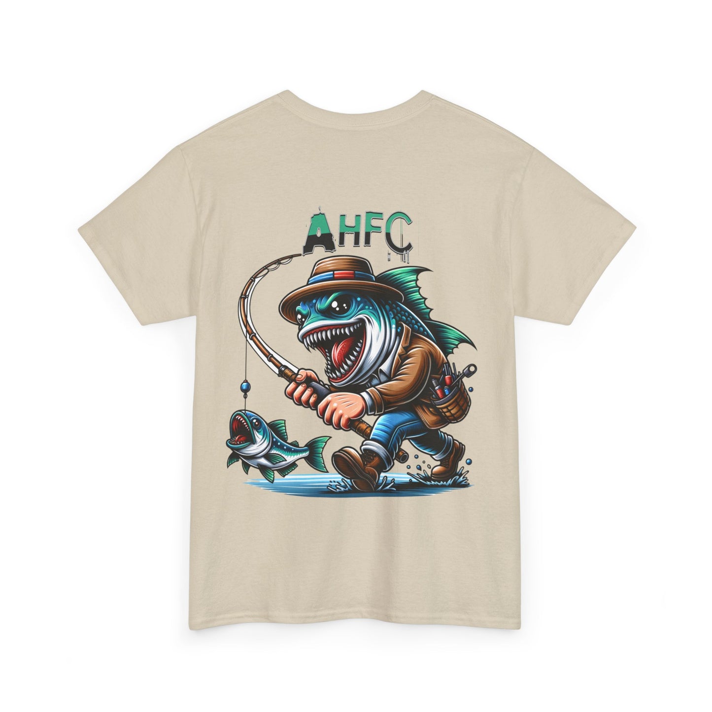 Fish attack AHFC Unisex Heavy Cotton Tee
