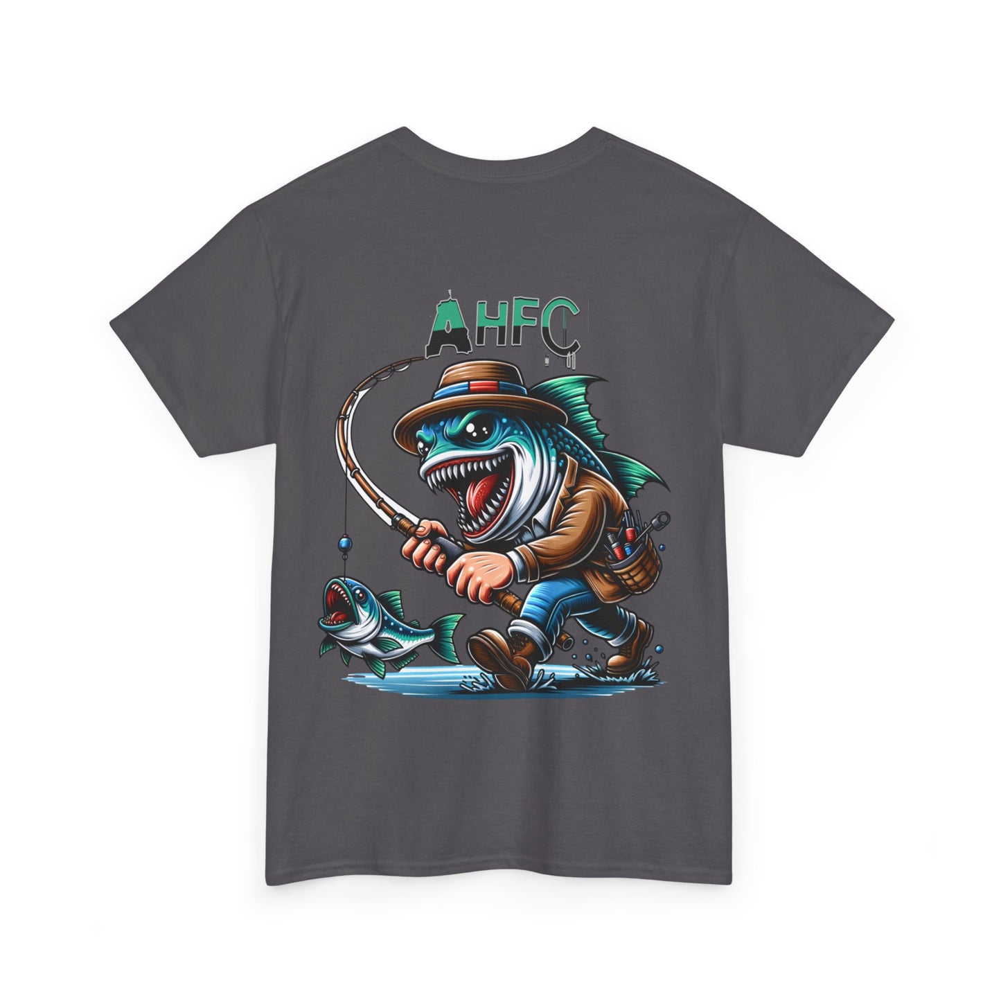 Fish attack AHFC Unisex Heavy Cotton Tee