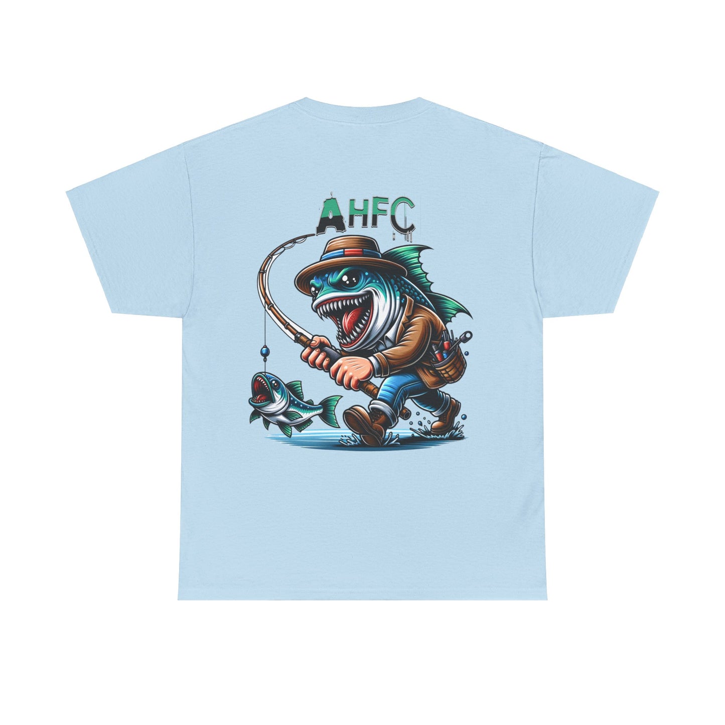 Fish attack AHFC Unisex Heavy Cotton Tee