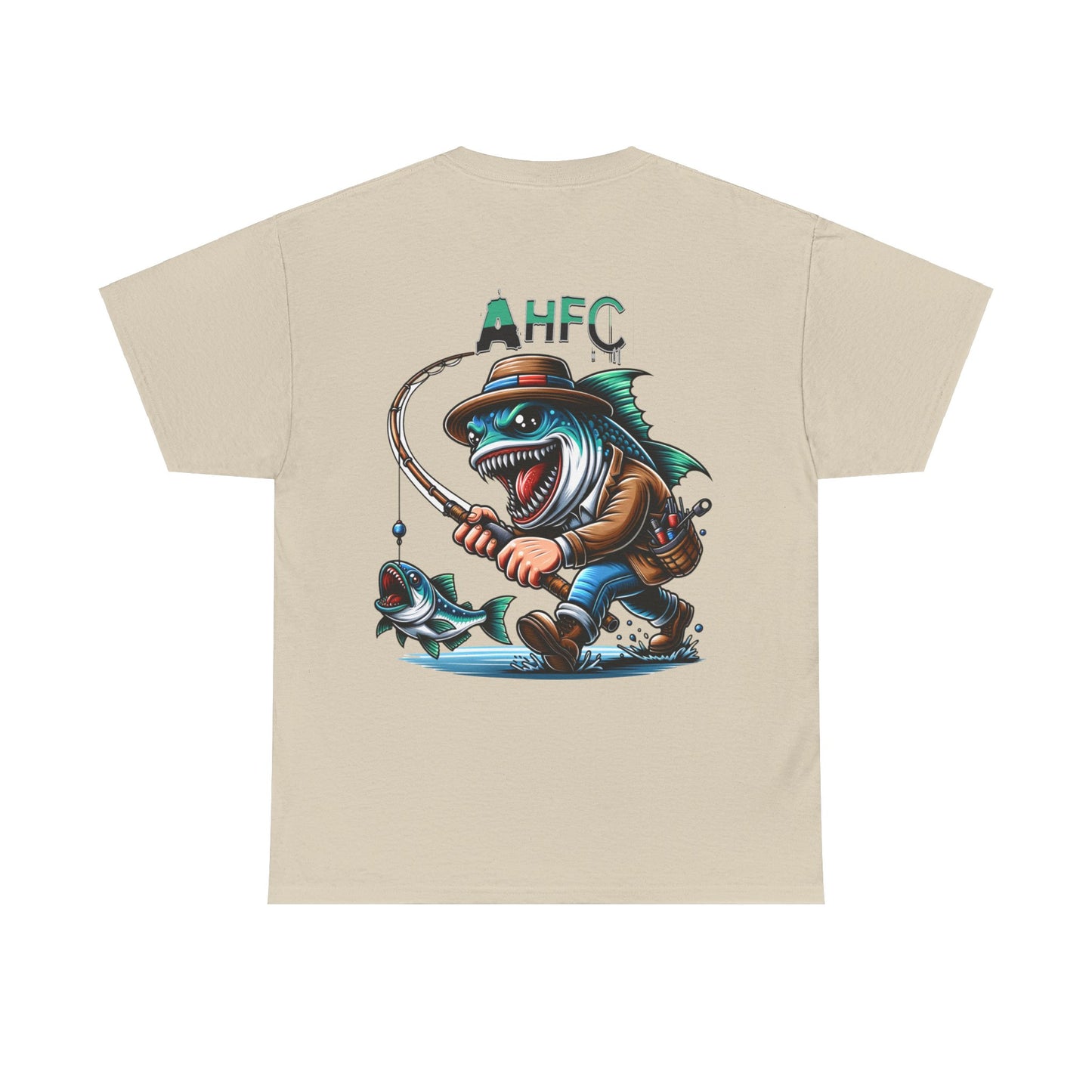 Fish attack AHFC Unisex Heavy Cotton Tee