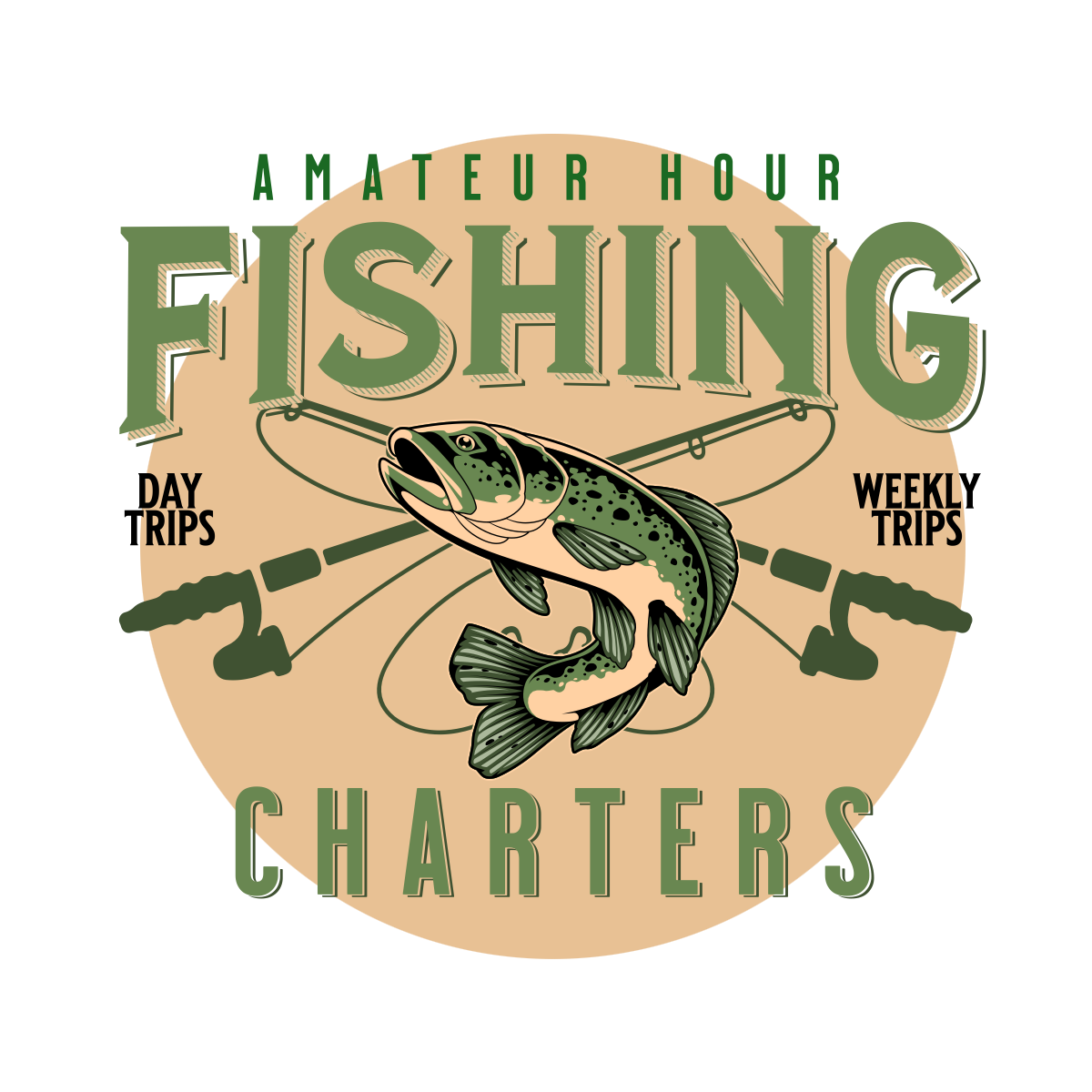 AHFC Fishing Charter Cap