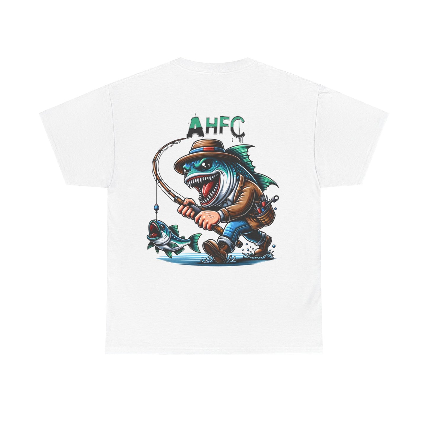 Fish attack AHFC Unisex Heavy Cotton Tee