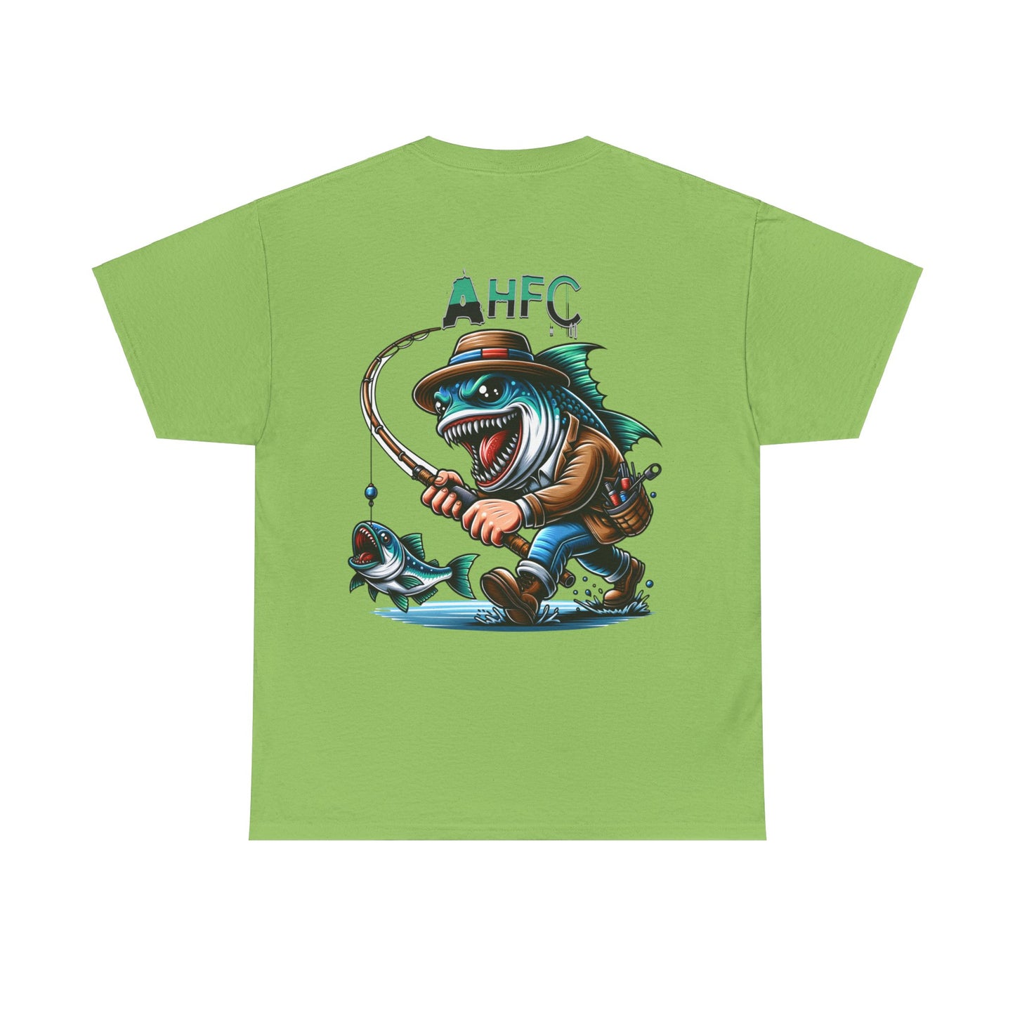 Fish attack AHFC Unisex Heavy Cotton Tee
