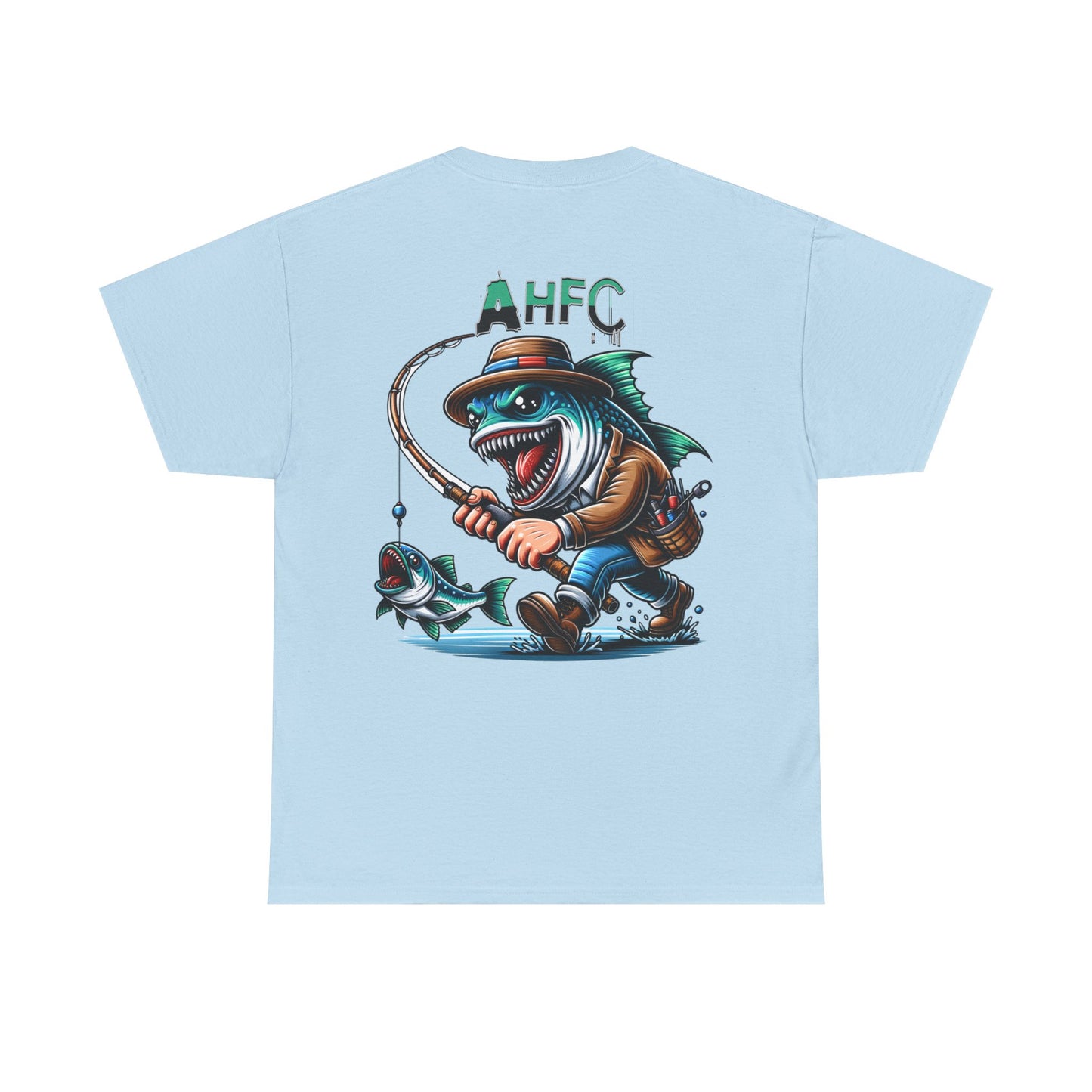 Fish attack AHFC Unisex Heavy Cotton Tee