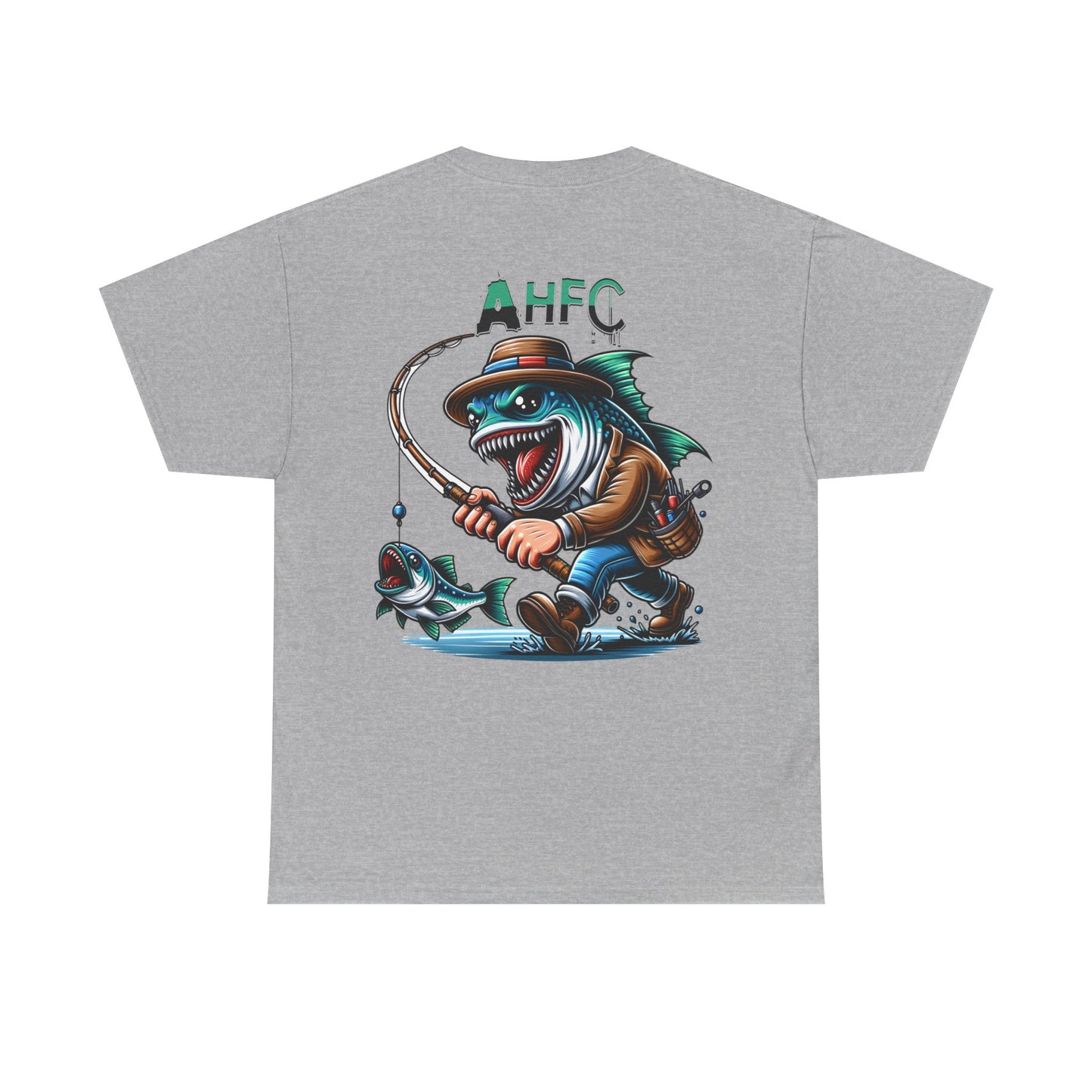 Fish attack AHFC Unisex Heavy Cotton Tee
