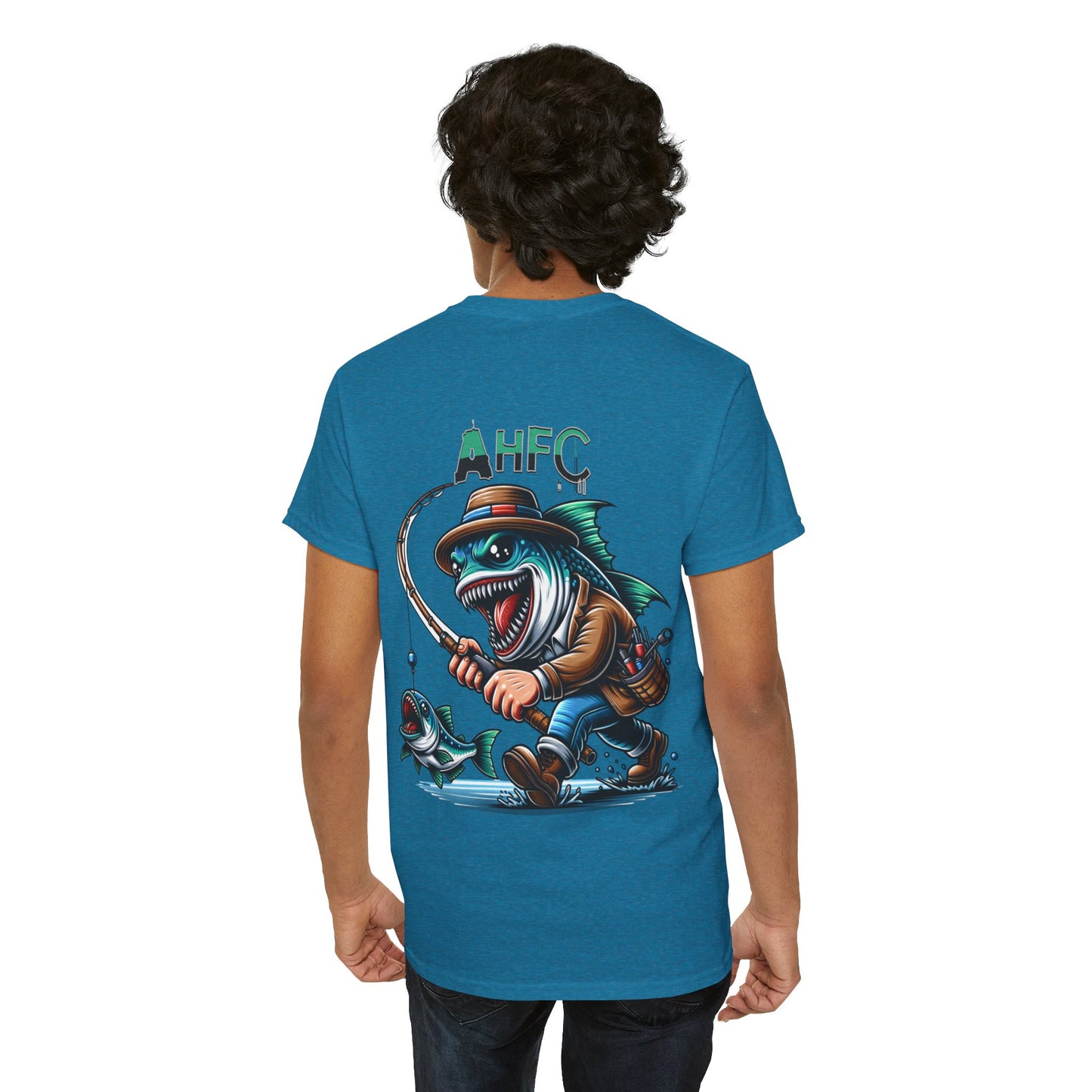 Fish attack AHFC Unisex Heavy Cotton Tee