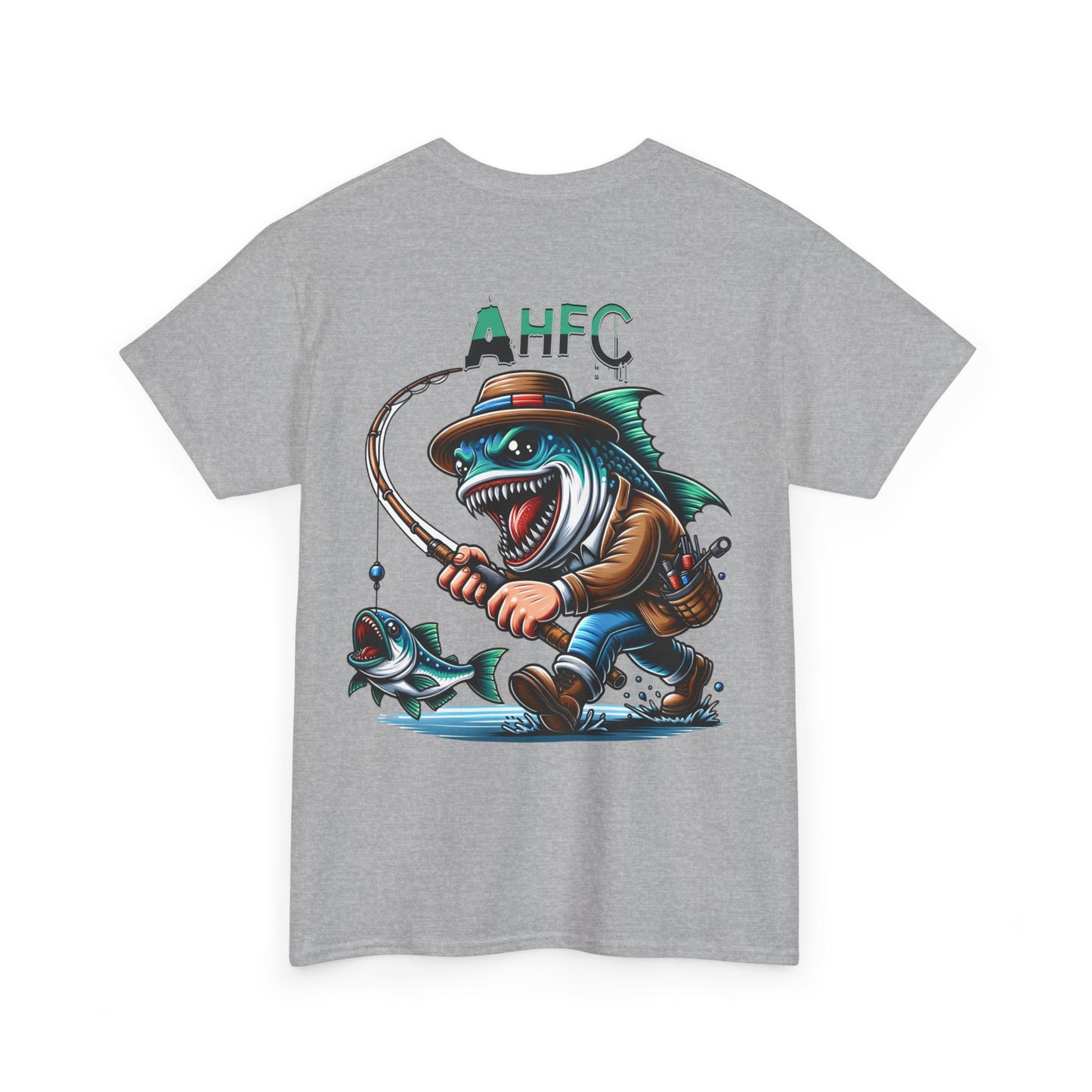 Fish attack AHFC Unisex Heavy Cotton Tee