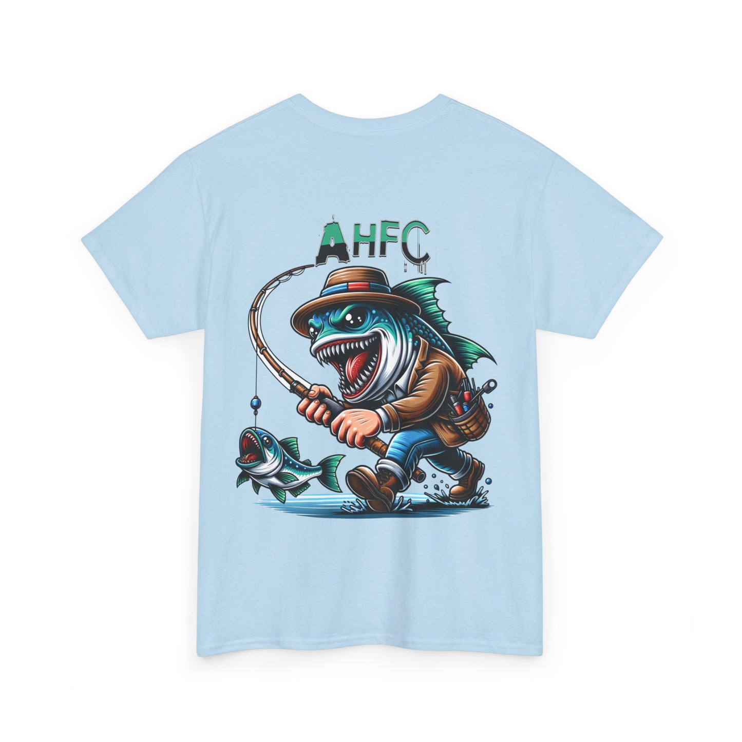 Fish attack AHFC Unisex Heavy Cotton Tee
