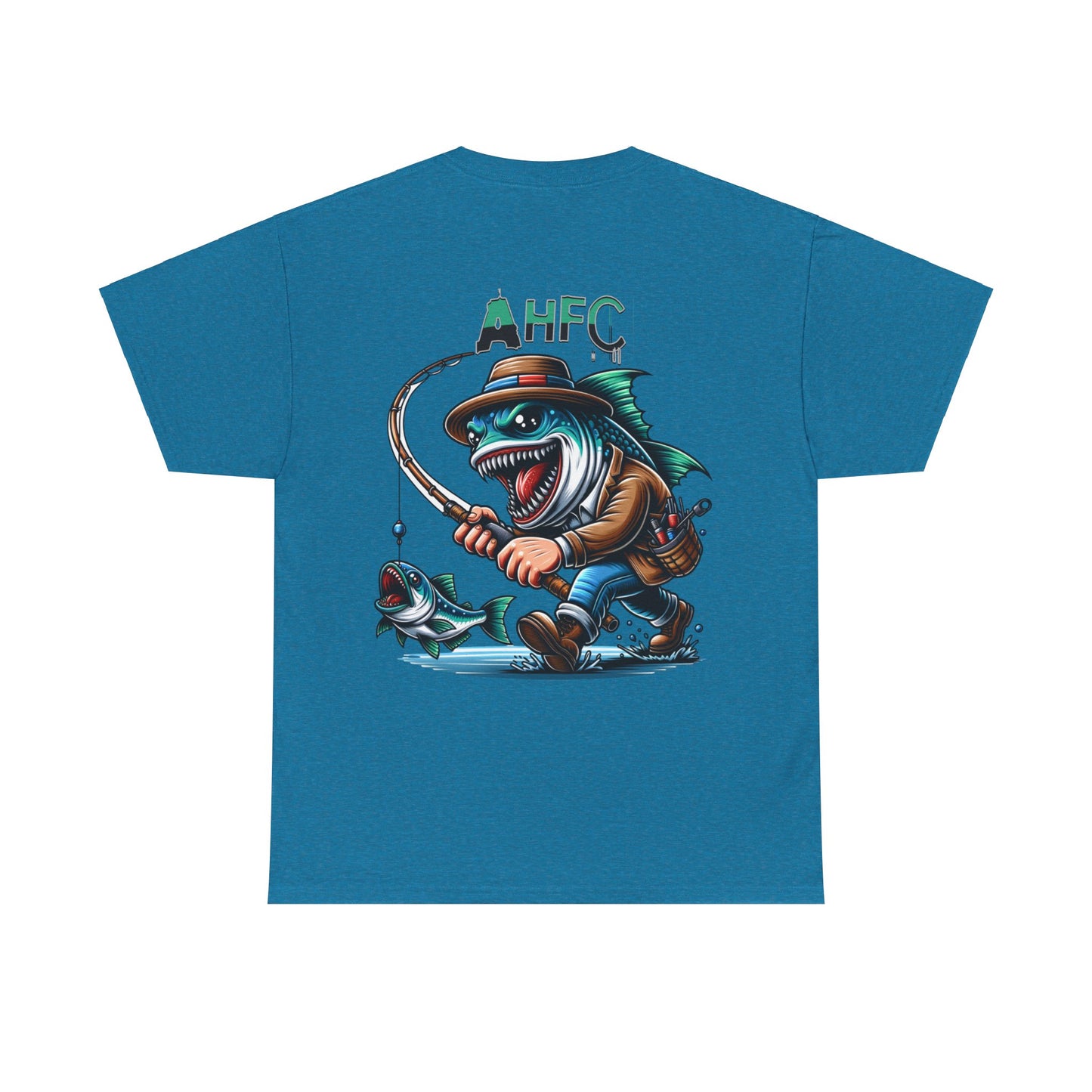 Fish attack AHFC Unisex Heavy Cotton Tee