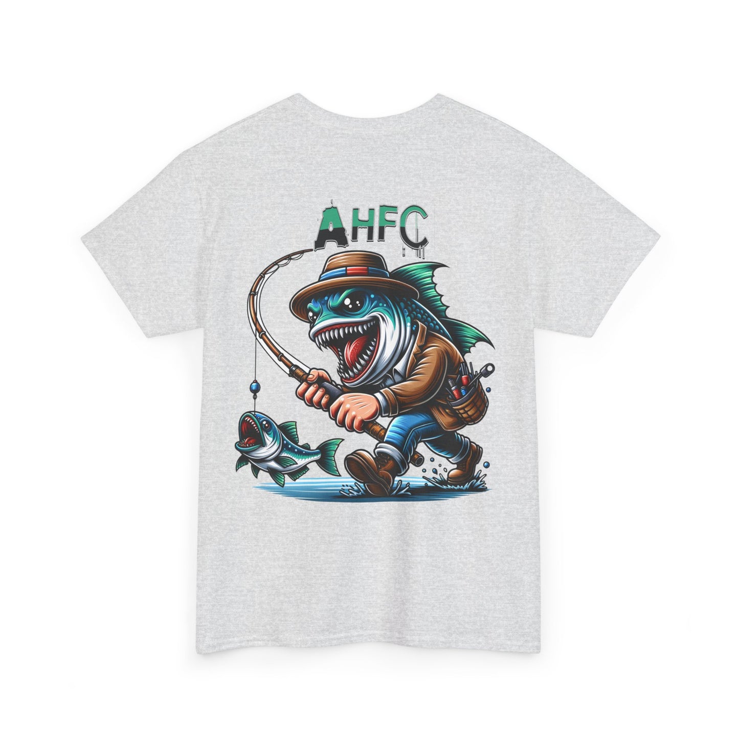 Fish attack AHFC Unisex Heavy Cotton Tee
