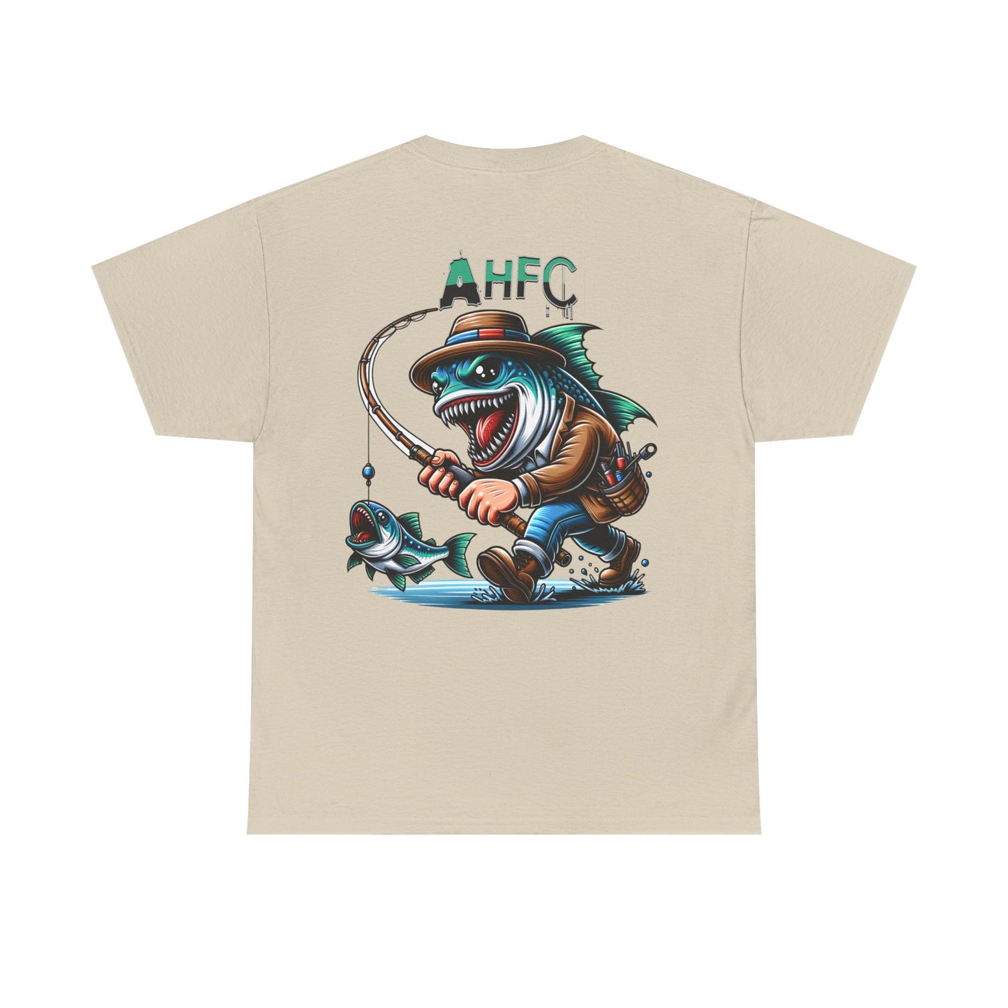 Fish attack AHFC Unisex Heavy Cotton Tee
