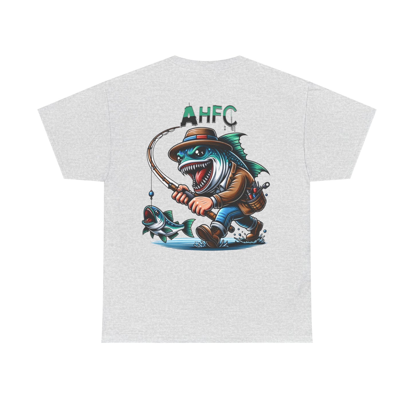 Fish attack AHFC Unisex Heavy Cotton Tee