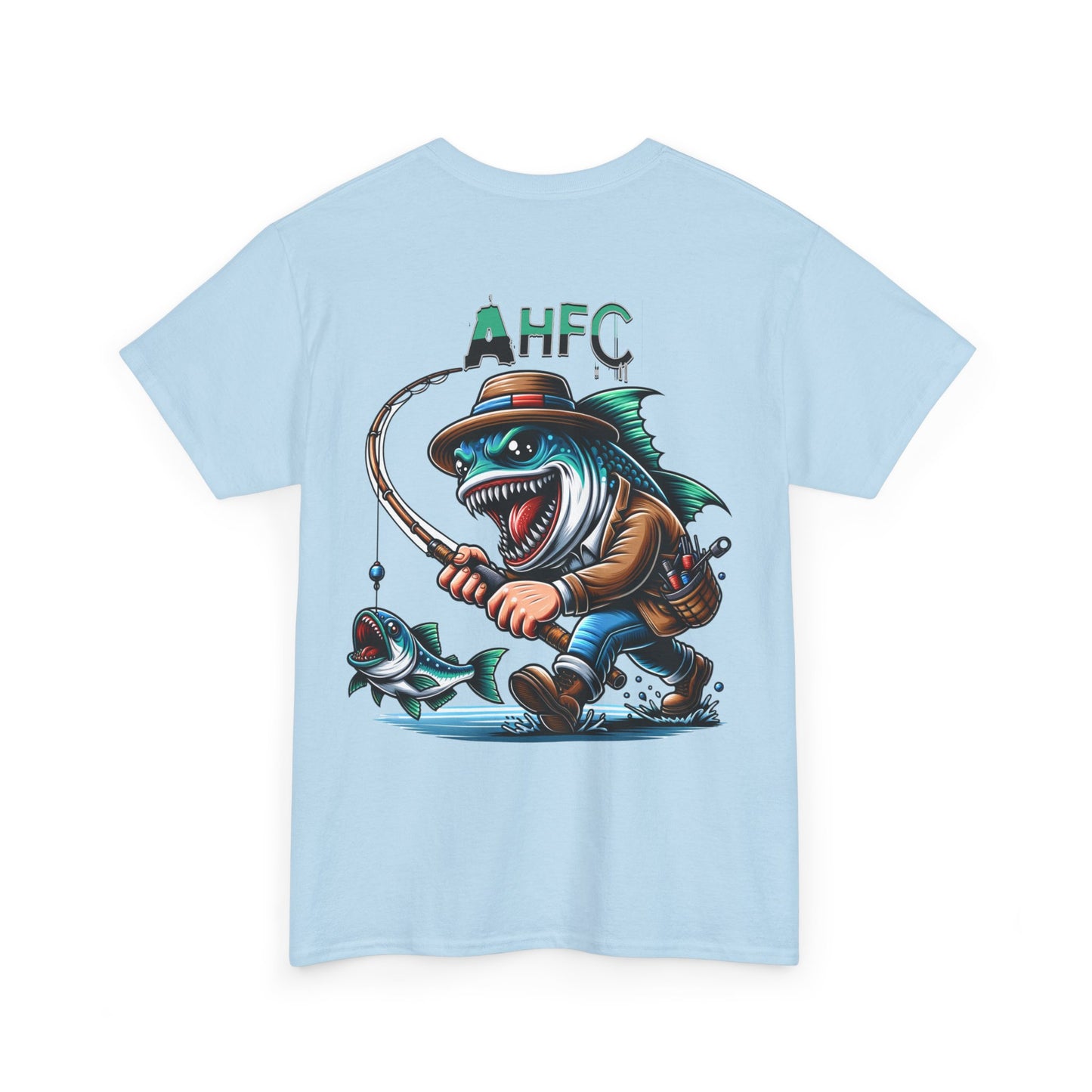 Fish attack AHFC Unisex Heavy Cotton Tee