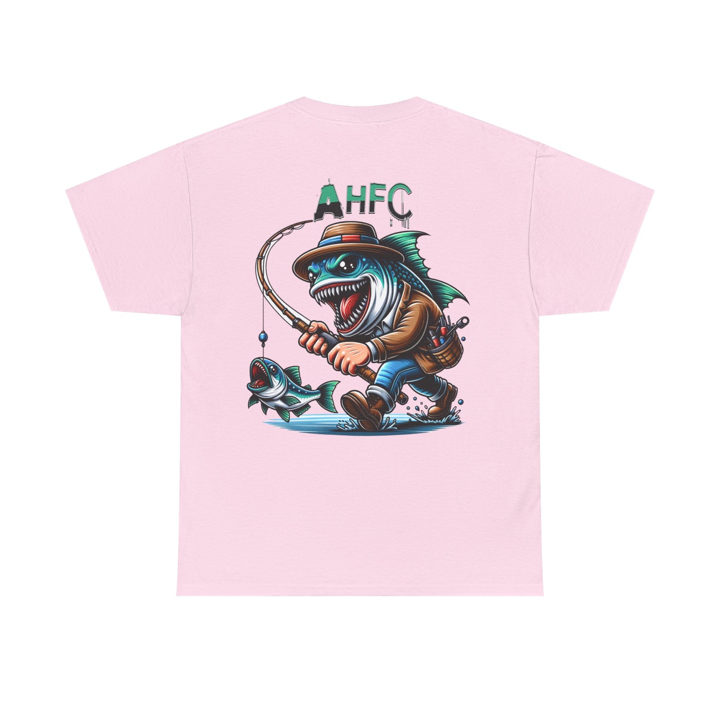 Fish attack AHFC Unisex Heavy Cotton Tee
