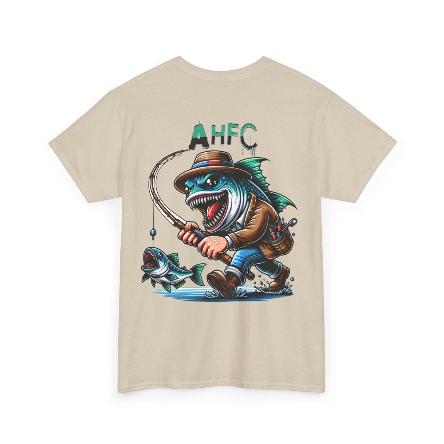 Fish attack AHFC Unisex Heavy Cotton Tee