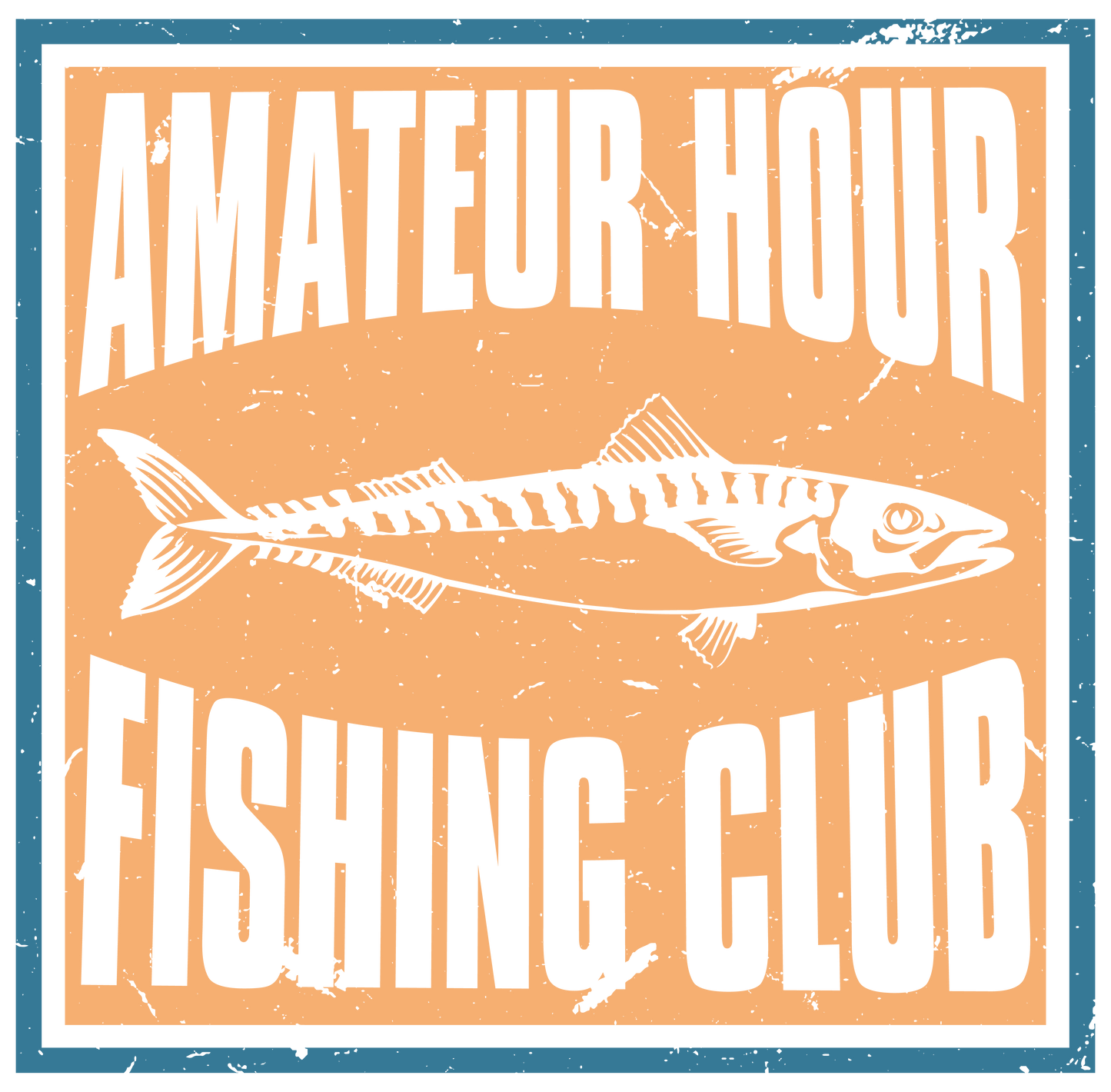 AHFC Blue Bones Trucker Cap | Premium Fishing Streetwear Hat