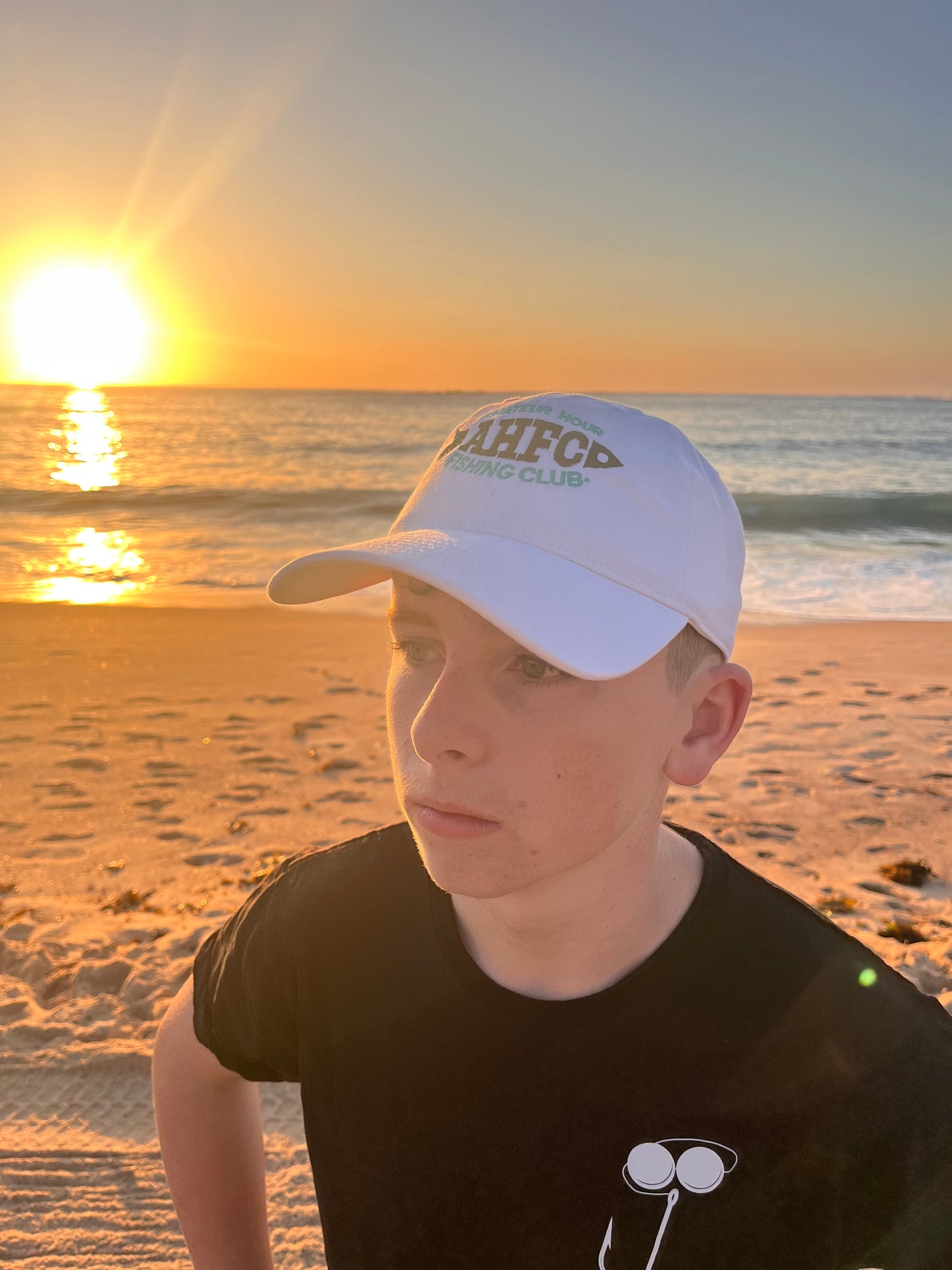 AHFC White Dad Hat – Fish Edition
